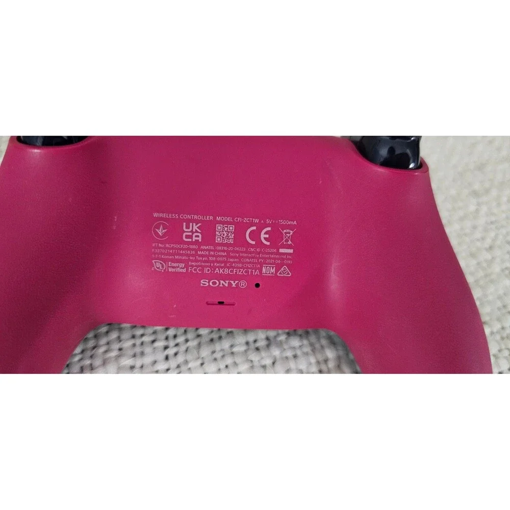 Sony PlayStation 5 DualSense Wireless Controller features a vibrant Cosmic Red